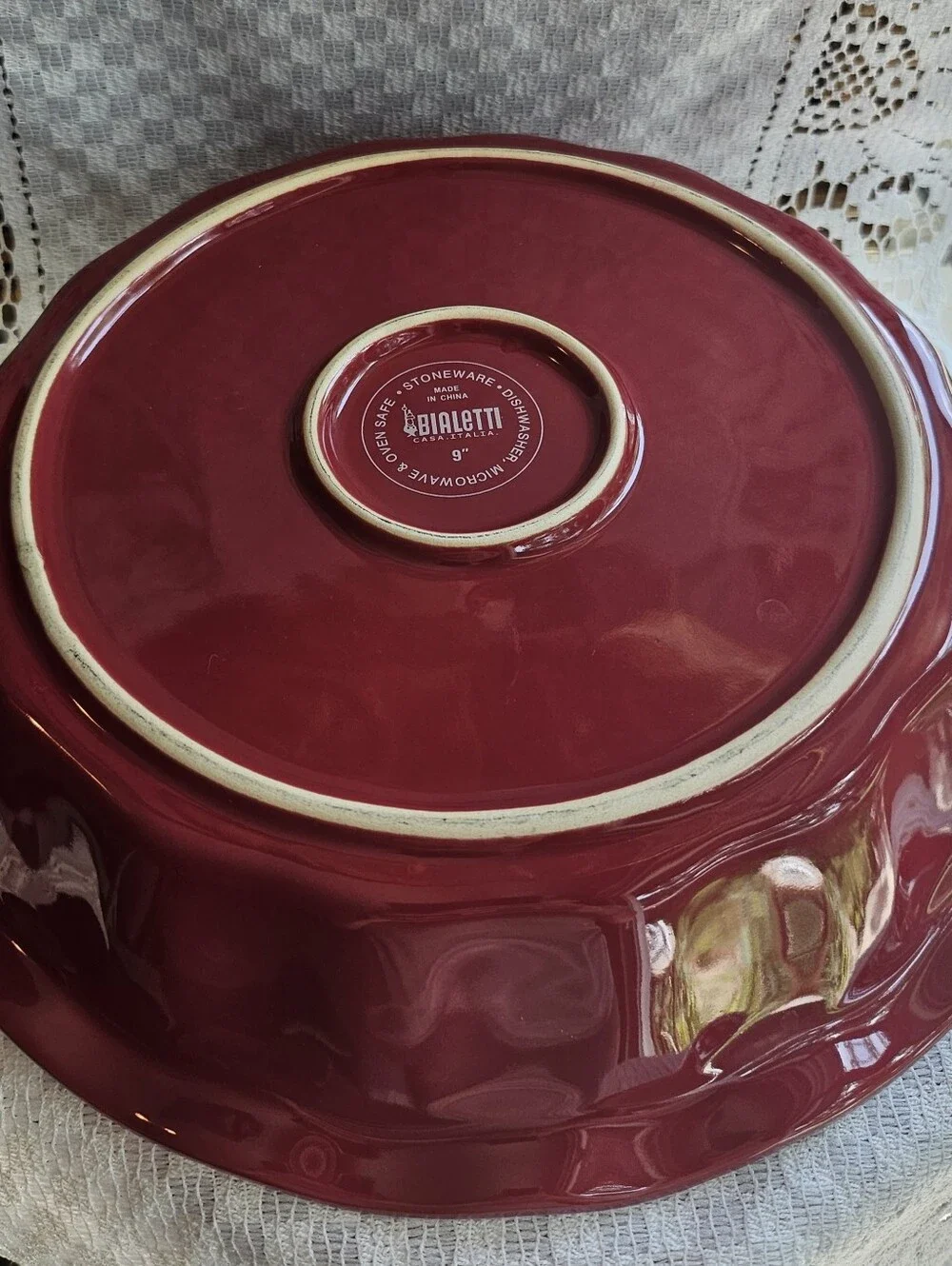 Bialetti Casa Italia Stoneware Pie Dish